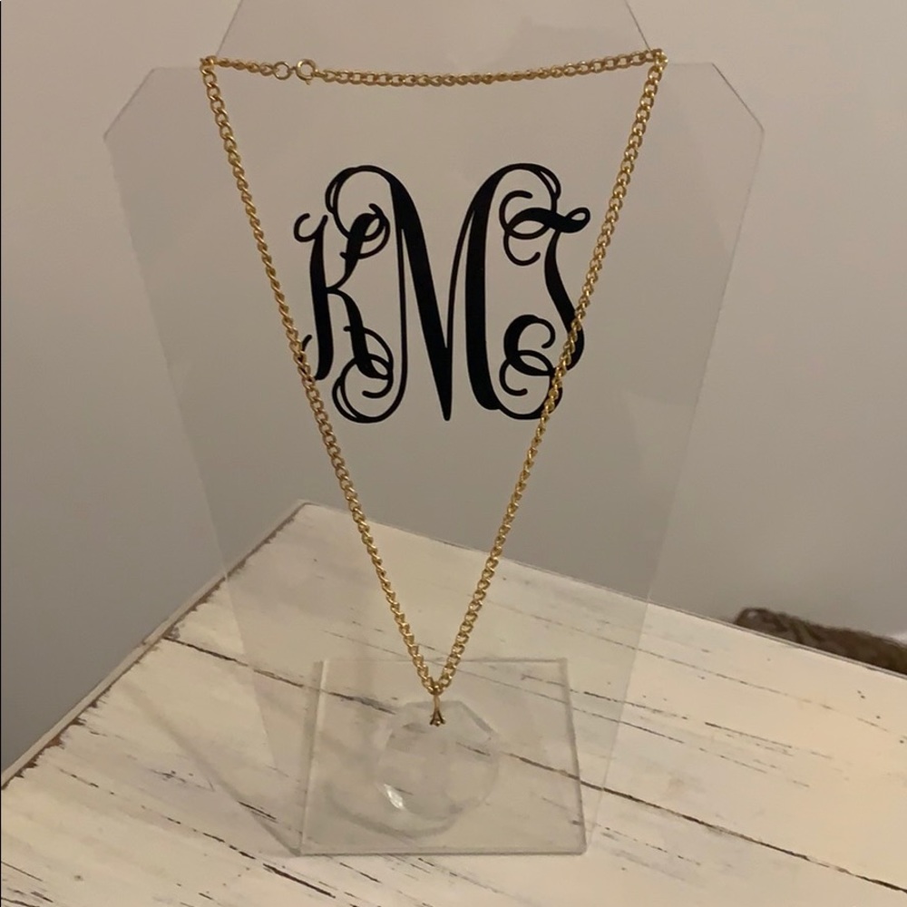 Gold Crystal Necklace
